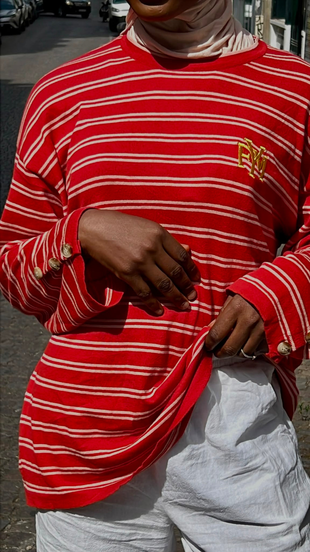 T-shirt DJENEBA Bordeaux