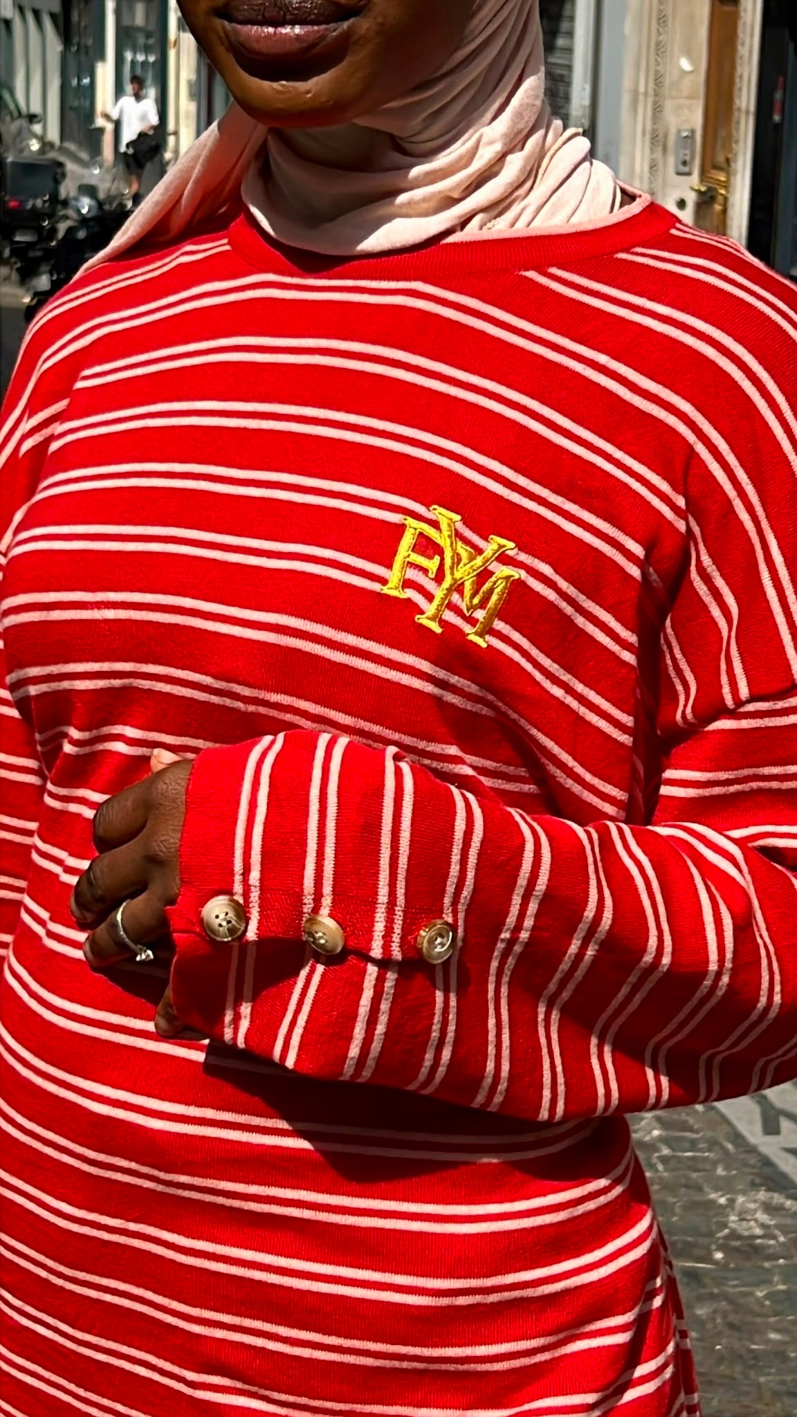 T-shirt DJENEBA Bordeaux