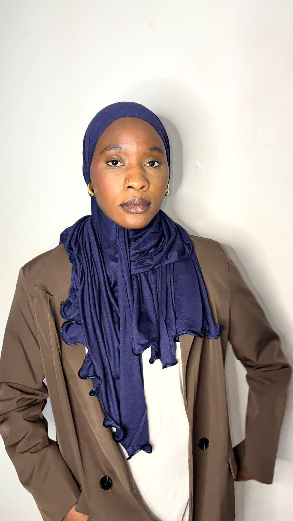 Hijab à Froufrou Élégant
